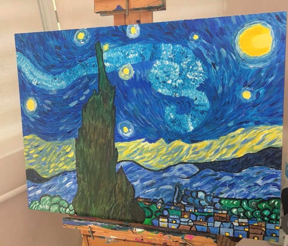 La Noche estrellada de Van Gogh